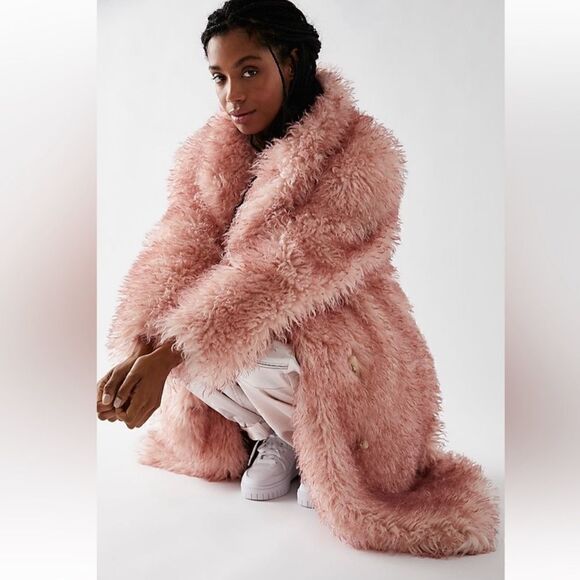 New Free People Helena Shearling Coat - Picture 7 of 11